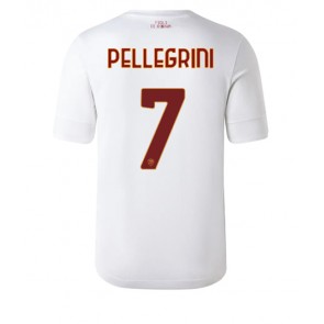 AS Roma Lorenzo Pellegrini #7 Bortatröja 2022-23 Kortärmad
